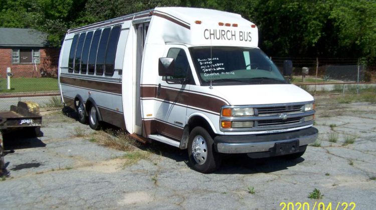 1998 Chevrolet 3500 Diesel Church Bus Converter Missing